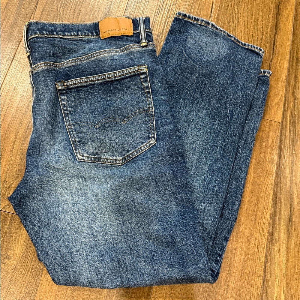 American Eagle Outfitters Dark Wash Straight Jeans